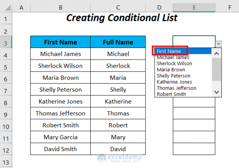 How To Use IF Statement In Data Validation Formula In Excel 6 Ways 