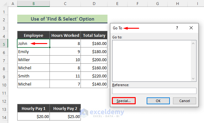 Find the Formula in Excel to Replace Cell Reference