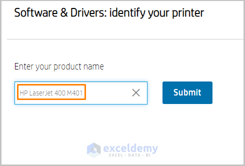 Fix the Error by Updating Printer Driver