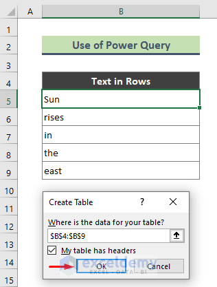 Use Power Query to Concatenate Rows