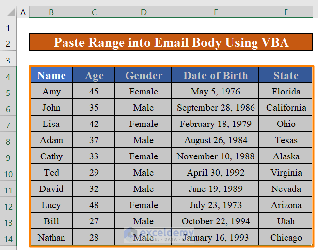 Paste Range as Image into Email Body Using VBA in Excel