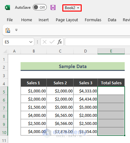 6 Tricks to Copy and Paste Formulas from One Workbook to Another in Excel