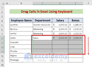 excel tutorial: how to drag and drop in excel using... How to Drag Cells in Excel Using Keyboard (5 Smooth Ways) - ExcelDemy
