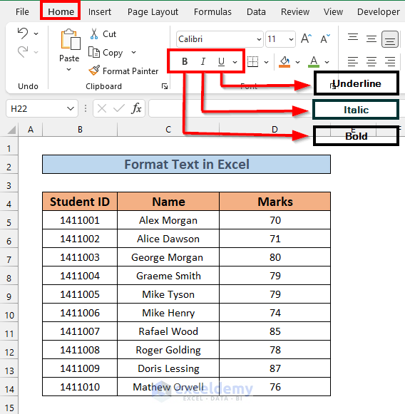 How to Format Text in Excel Cell