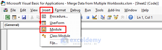 Merge Data from Multiple Workbooks Using Excel VBA Macros