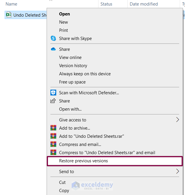 Recover an Unsaved Workbook Using the AutoSave Feature