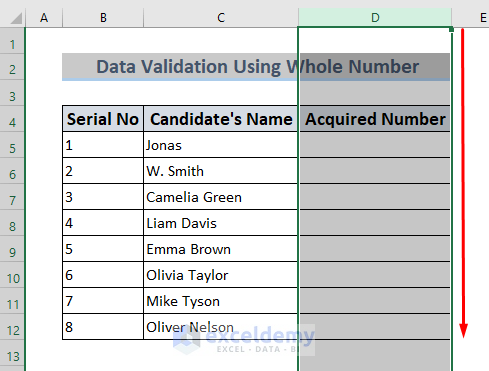 How to Use Data Validation in Excel with Color
