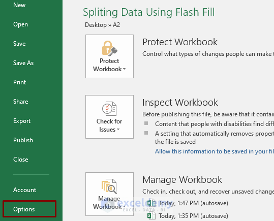 How to Use Flash Fill in Excel to Split Data