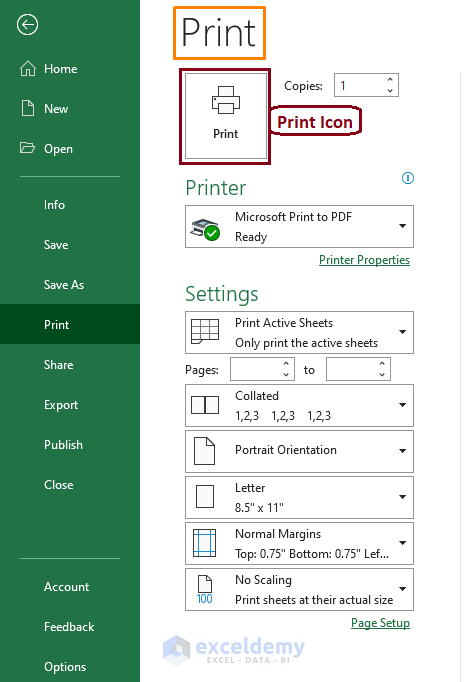 Print-How to Show Excel Formulas When Printing