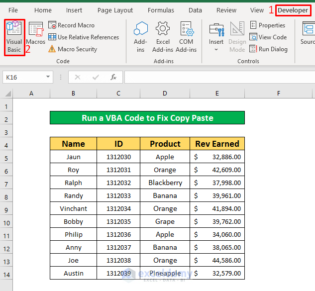 Solve the Right Click Copy and Paste Problem with Excel VBA
