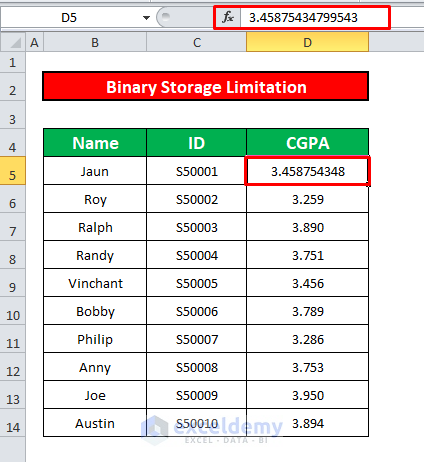 How to Display Different Cell Value Than Cell in Formula Bar