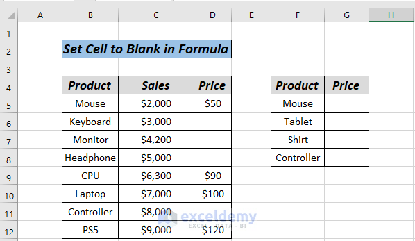 Set Cell to Blank Formula ifna