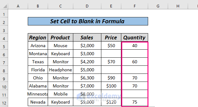 Set Cell to Blank Formula IF and ISERROR