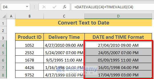 Text won't convert to Date in Excel