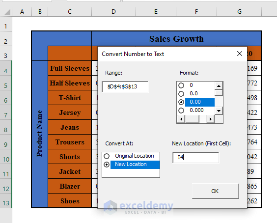 Running UserForm to Convert Number to Text with Format in Excel VBA