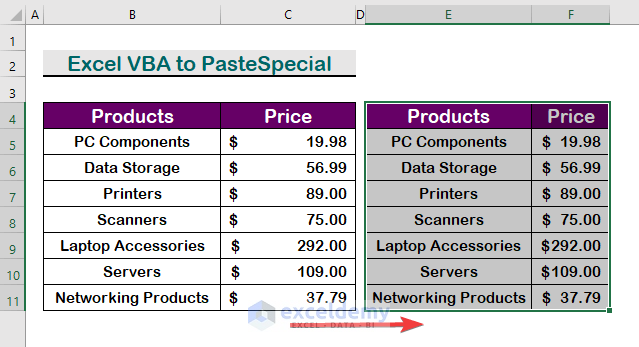 Add Input Box by Using VBA PasteSpecial and Keep Source Formatting in Excel