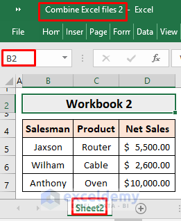 Combine Multiple Excel Files into One Workbook with Paste Link Feature