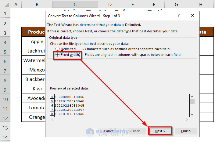convert sap timestamp to date in Excel