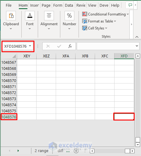 Copy and Paste a Large Amount of Data in Excel