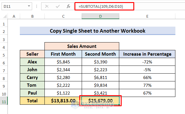 Apply VBA to Copy Single Excel Sheet to Another Workbook without Formulas