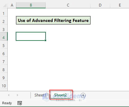 Copy Unique Values to Another Worksheet in Excel