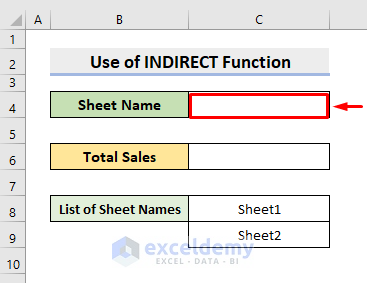 Extract Data Based on Selection by Creating a Drop Down Filter with Excel INDIRECT Function