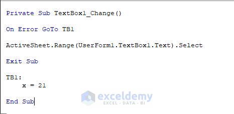 TextBox1 Code to Delete Hidden Rows in Excel VBA