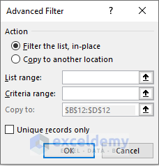 Copy Data to Another Worksheet with Advanced Filter Feature