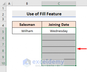 How to Autofill Days of Week Based on Date in Excel (5 Easy Ways)