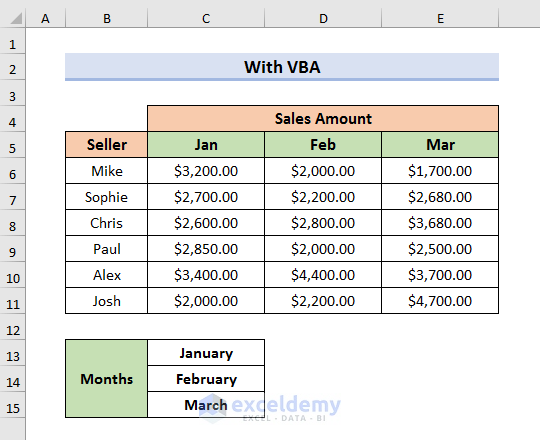 Excel VBA to Click One Cell and Highlight Another