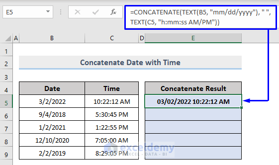 Concatenate Date with Time doesn't becomes number in Excel