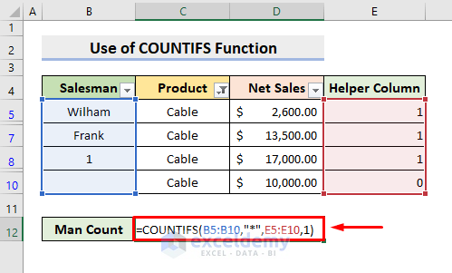 Count The Filtered Rows In Excel How to Count Filtered Cells with Text in Excel - 3 Methods - ExcelDemy