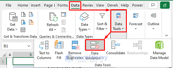 Apply Custom Data Validation for Multiple Criteria in One Excel Cell