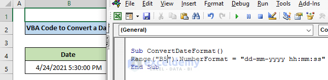 Excel Date Format dd mm yyyy hh mm ss