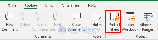 Use Review Tab When Formula Bar Is Not Showing Text in Excel