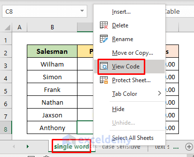 Find and Replace a Word from List with Excel Macro