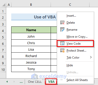 Apply VBA Code to Get Row Sequence of a Cell Match