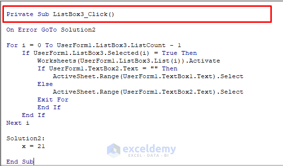 ListBox3 Code to Copy Only Values to Destination with Excel VBA