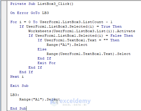 ListBox3 Code to Copy Formula with Relative Cell Reference with VBA in Excel