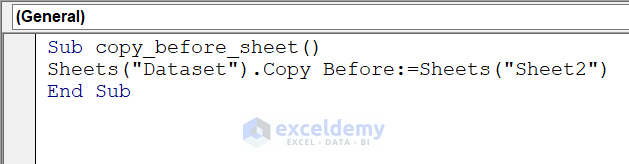 VBA to Copy Worksheet in Same Workbook in Excel