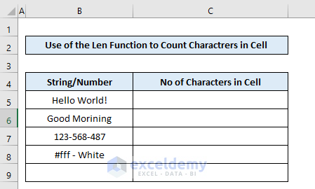 Excel VBA Count Characters in Cell 