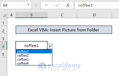 Excel VBA Insert Picture from Folder