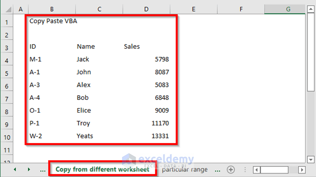 excel vba paste values only no formatting
