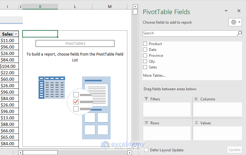 Newly created excel vba pivot table filter between two dates
