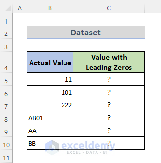 10 Easy Ways to Add Leading Zeros in Excel Text Format