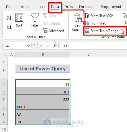 Using Power Query to Add Leading Zeros
