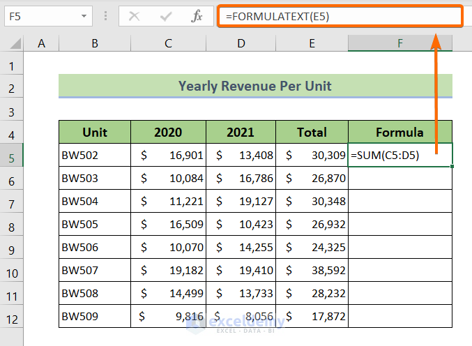 display formulas first to Copy a Formula and Paste as Text in Excel