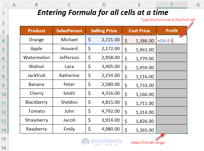 How To Copy A Formula In Excel Without Dragging 10 Methods ExcelDemy How To Copy A Formula In Excel Without Dragging 10 Methods ExcelDemy
