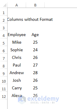 Copy Definite Columns from One Sheet to Another without Format