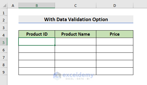 Choose from Drop Down and Extract Data from Different Excel Sheet with Data Validation Option
